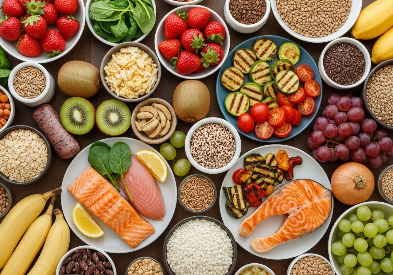 تغذیه سالم برای لاغری شکم
